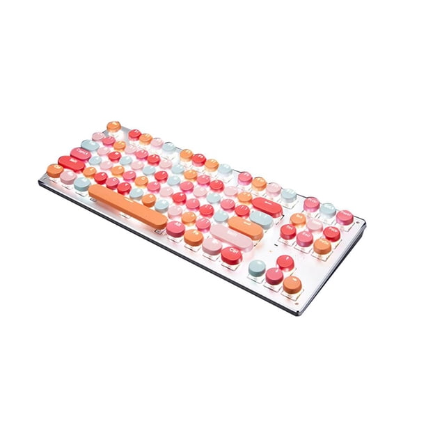 Teclado Bluetooth De 87 Teclas, Teclado Mecánico De Tres Modos Para Tableta, Teléfono Y Computadora Kearding EL014191-03