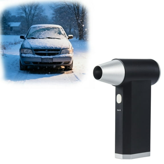 (1) Turboblower, powerful high-speed handheld snow blower for automobiles, 3-speed adjustable power