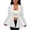 White, variant on Blazers for Women Long Sleeve Button Down Jacquard Textured Cardigan Business Casual Peplum Blazers Suit Jackets White