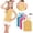 Blue, variant on Danhjin White 5 Pack Halter Tank Tops for Girls Toddlers Summer Spring Spaghetti Straps Tops Solid Color Cute Sleeveless Casual Comfy Going Out Tops for Kids, 1 to 13T