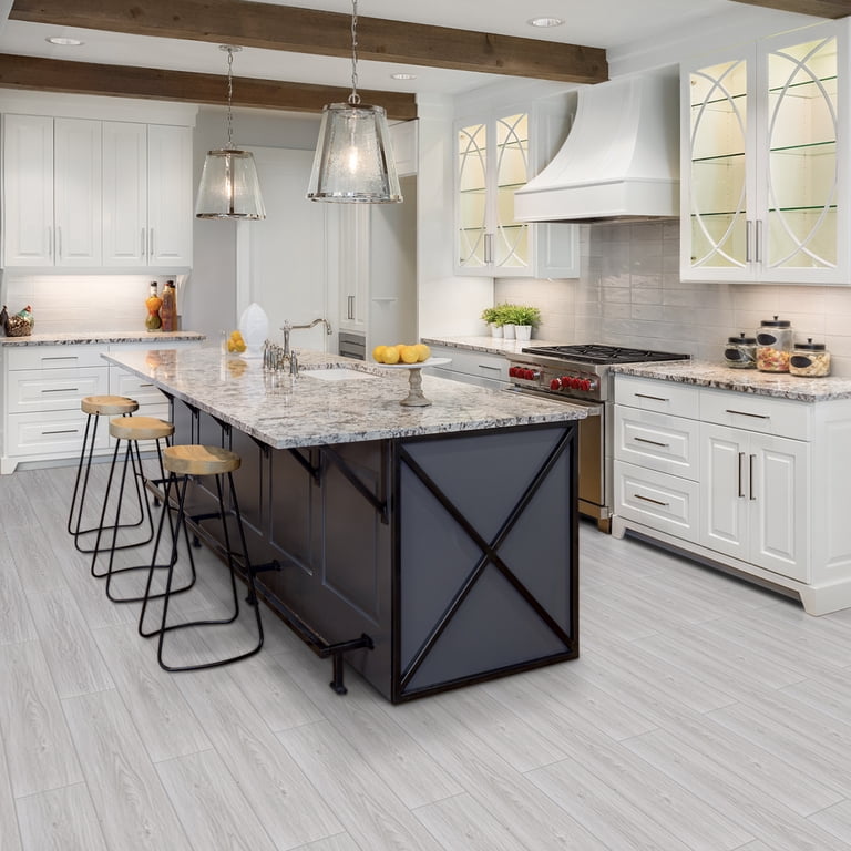 Peel And Stick Vinyl Floor Tile 5-Pack Sample - 6x6 Inch, Self-Adhesive, Waterproof, Easy DIY Flooring