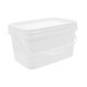 thumbnail image 2 of Cubo de pintura Cubo de pintura rectangular Práctico con tapa Blanco Mezcla de pintura conveniente 5 LA, 2 of 9