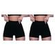 thumbnail image 2 of Soidarity 2 piezas trajes de ejercicio sujetadores a prueba de golpes pantalones cortos transpirables con un hombro polainas crop tops gimnasio Pantalones cortos negros/L 2piezas, 2 of 6
