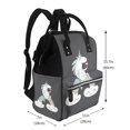 thumbnail image 2 of Matuu Unicorn and Wine for Large Capacity Baby Bag Multifunctional Travel Backpack Diaper Bag Spacious Waterproof Mommy Backpack, 2 of 6