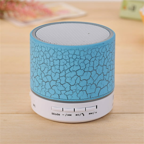 Led Mini Altavoz Bluetooth Inalámbrico A9 Led Luz Nocturna Tf Usb Fm Audio Musical