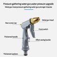 thumbnail image 4 of pistola rociadora de ajuste de agua de metal de latón giratoria de alta presión de 360 ​​° para lavado de autos, plantas y césped, jardinería en el patio, ducha de mascotas ShuxiuWang 1327537006527, 4 of 5