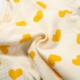 thumbnail image 4 of SONGGE Toddler Kids Baby Boy Girl Linen Outfit Sets Short Sleeve Heart Pattern T Shirt Tops Elastic Shorts Set 2Pcs Casual Summer Cartoon Comfort Clothing Sets, 4 of 6