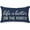Navy Blue, variant on Life is Better by The Pool Lumbar Throw Pillow Cover 12x20 Inch, Tropical Poolside Cabana Decor and Decorations, Outdoor Cushion Cover for Porch Sofa Bench, Teal
