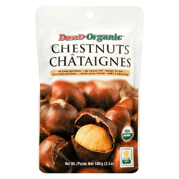 Dan-D-Pak Organic Chestnuts, 100 grams