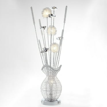 OakvillePark Elan Accent Table Lamp, Chrome