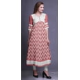 thumbnail image 3 of Bimba Kurti Indien pour Femmes Imprimé Ligne A Anarkali Kurti Robe Décontractée, 3 of 5