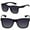 Jet, variant on 2 Pair of "The Omni" Lightweight Polarized Sunglasses for Men and Women, Gradient Lenses and Spring Hinges - Tortoise/Crystal Slate