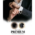 thumbnail image 3 of Vittorio Vico Discus Crystal Colorstone Bling Cufflinks: CL11XX Series, 3 of 119