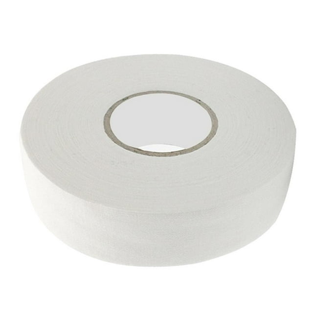 Xingzhi Adhesive Ice Hockey Tape Cotton Cloth Stick Handle Grip Wrap Optimal Control White 1Set