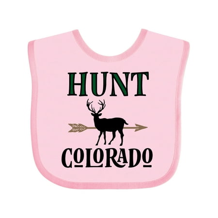 

Inktastic Hunt Colorado Deer Hunting Gift Baby Boy or Baby Girl Bib