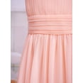thumbnail image 6 of Eandarui Kids Flower Girls Sleeveless Chiffon Wedding Dress Birthday Party Pageant Formal Event Gown Pearl Pink 14, 6 of 7