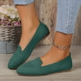 thumbnail image 2 of Pandaie Women's Ballet Flat Shoes Mesh Pointed Toe Flats May Jane Comfortable Slip on Ladies Casual Work Walking Driving Loafers Dark Green Size 8.5, 2 of 7