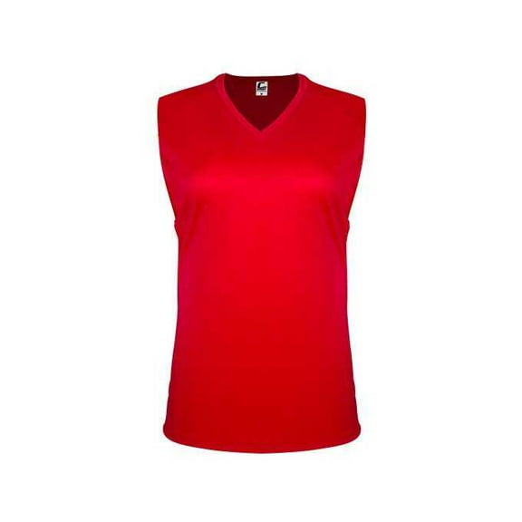 C2 Sleeveless Women's Tee - Red XS