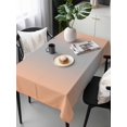 thumbnail image 6 of LightSalmon Gray Ombre Table Cloth, Modern Gradient Abstract Art Waterproof Tablecloth for Rectangle Tables, Reusable Washable Fabric Table Cover for Restaurant Kitchen Dining Tables 54"x108", 6 of 6