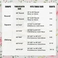 thumbnail image 6 of Flower Tablecloth, Pink Floral Table Cloth for Rectangle Tables,Waterproof Resistant Rose Table Cover for Valentines,Parties,Wedding Use Spring/Summer (60 X 84 Inch), 6 of 7
