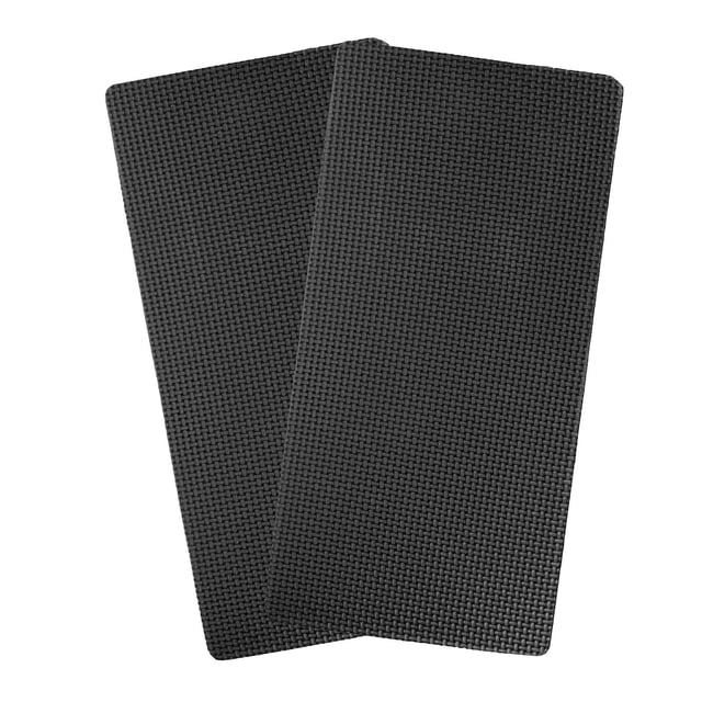 OULII 2Pcs Garden Kneeling Pad Black Eva Durable Cushion Comfortable Knee Protection for Home Use