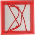 thumbnail image 2 of Birds Choice 11.25" Color Pop Collection Recycled Plastic Hanging Tray Bird Feeder, Red, 2 of 4