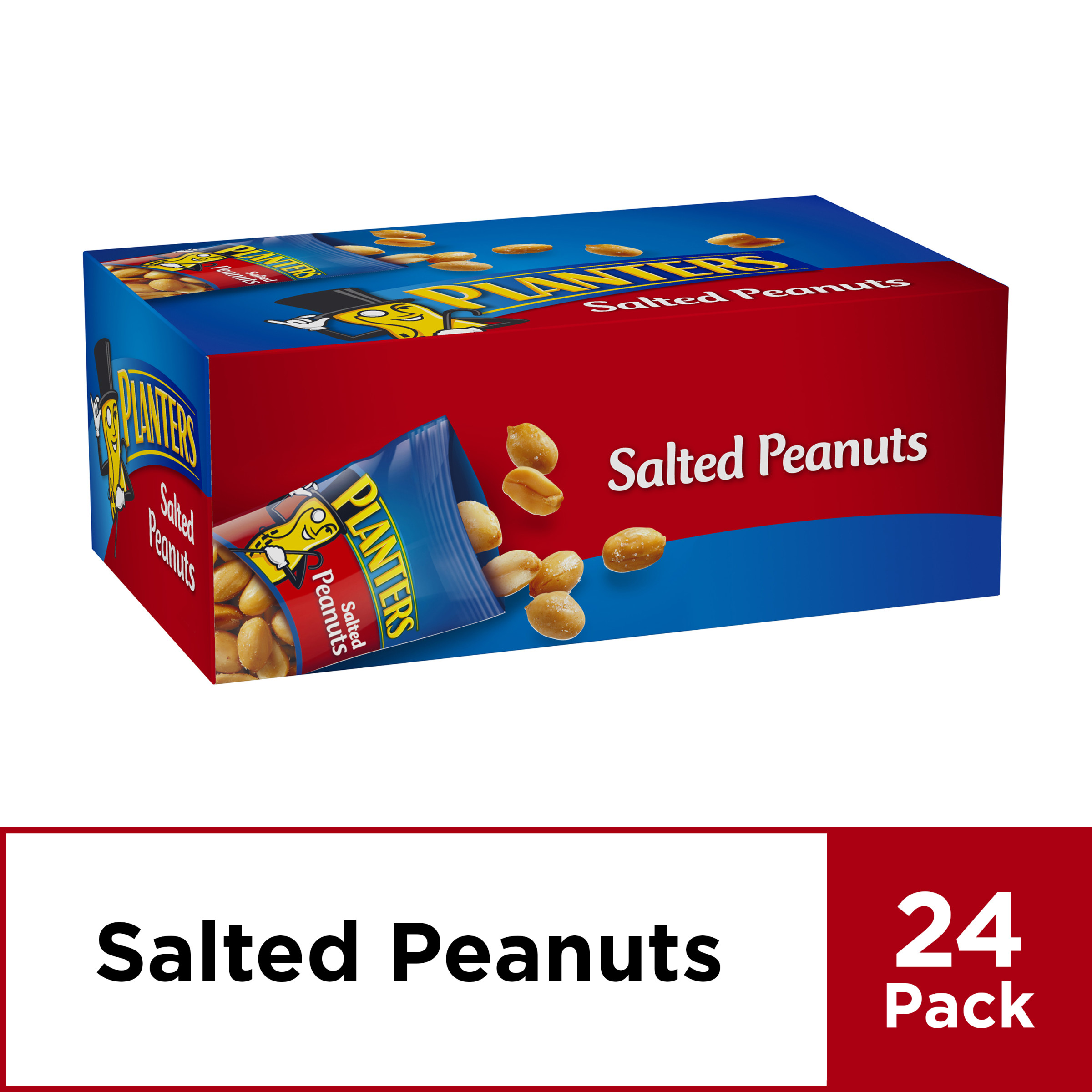 Planters Salted Peanuts, 24 ct 1 oz Bags