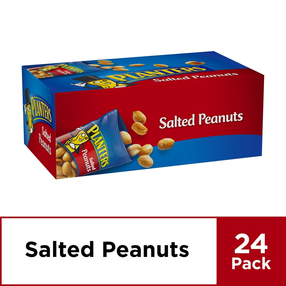 Planters Salted Peanuts, 24 ct 1 oz Bags