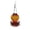 Orange, variant on Embossed Glass Hanging Hummingbird Feeder Multi Port Nectar Container For Outdoor Garden Yard Patio Wild Bird Watching(Orange-40X20Cm)