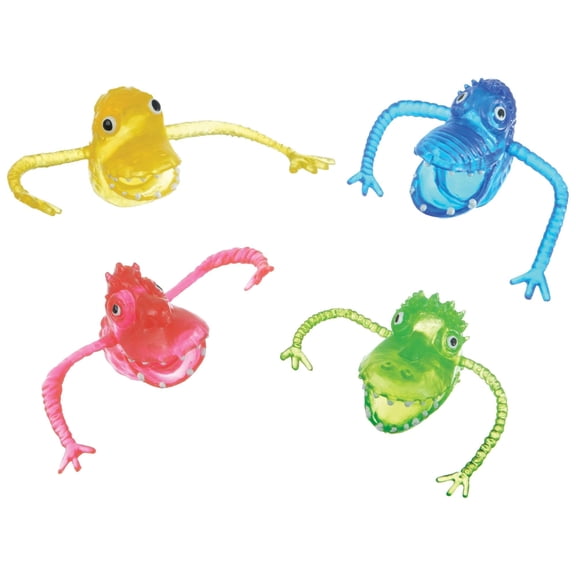 Monster Finger Puppets Favor - Various Sizes | Assorted Color | Pack of 8