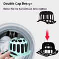 thumbnail image 3 of Primegos Hat Washer Cap Cleaner Anti-Mildew Design Flexible Gentle Silicone Frame Strong Brim Strap Hat Cleaning Rack Silicone Cap Cage, 3 of 8