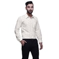 thumbnail image 4 of BESTMAN Printed Cotton Shirt With Pockets Spread Collar Button Down Formal Shirt, 4 of 5
