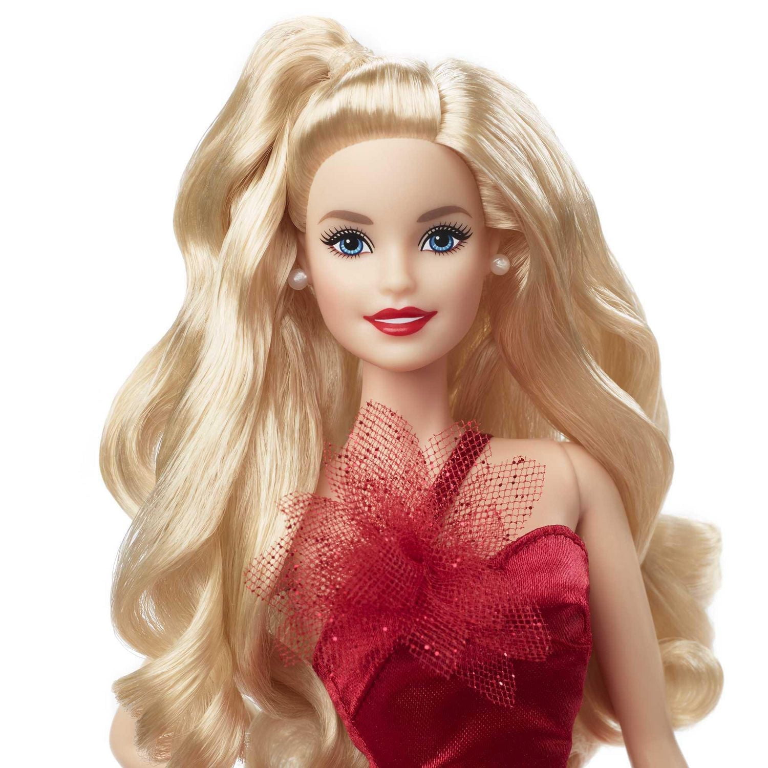 Barbie Signature 2022 Holiday Barbie Doll (Blonde Hair), 6 Years and Up