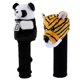 thumbnail image 1 of Set De 2 Funda Creativa De Tela De Peluche Con Cabeza De Panda Y Tigre Para Cabezal De Palo De Golf Accesorio Práctica Golf Macarena Casco de golf, 1 of 8