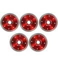 thumbnail image 3 of findmall 5 Pcs 4.5 Inch Diamond Porcelain Saw Blades Ceramic Cutting Disc Wheels for Cutting Ceramic Tile Porcelain Granite Marbles, 3 of 5