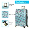 thumbnail image 6 of Betsey Johnson 30" Adult Hardside Spinner Checked Luggage, 6 of 7
