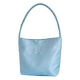 thumbnail image 3 of Bolso de hombro de nailon para mujer jinwen Hobo gran capacidad cumpleaños Azul, 3 of 7