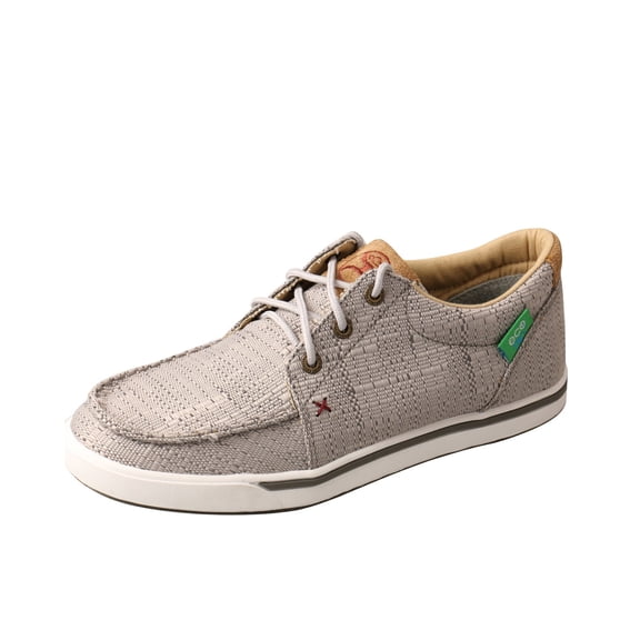Women's Twisted X WHYC009 Hooey Sneaker Light Grey Fabric 11 M