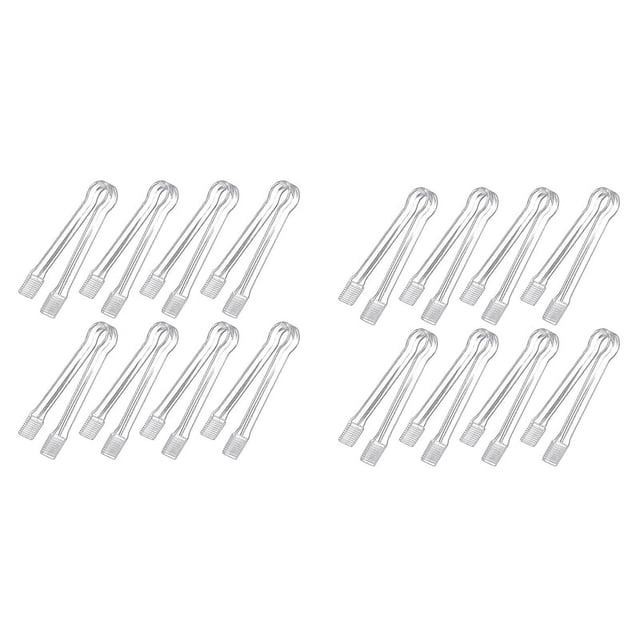 16 Piezas Plástico Pinzas para Servir Buffet Mini Pinzas para Utensilios para Servir Pinzas