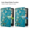 thumbnail image 5 of for Kindle Paperwhite 12th Gen 2024 / Paperwhite Signature Edition 12th Gen 2024 / Colorsoft Signature Edition 1st Gen 2024 Case, PU Leather with Soft TPU Back Cover, Auto Sleep/Wake, Apricot Blossom, 5 of 7
