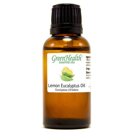 Lemon Eucalyptus Essential Oil - 1 fl oz (30 ml) Glass Bottle w/ Euro Dropper - 100% Pure Essential Oil by
