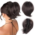 thumbnail image 6 of Voluminous Messy Hair Bun Clip Messy Bun Hair Tie Short Ponytail Extension for Day and Night Wear, 6 of 9