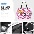 thumbnail image 3 of Xecao Orchids Flowers for versatile beach bag for women includes zipper pockets and waterproof material, ideal for vacations and adventures., 3 of 7