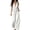 White, variant on Ke1Clo Spring Fall Jumpsuits for Women Sleeveless Waist Cincher Wide Leg Jumpsuit Casual Beach Vacation Trendy Party Romper Black L