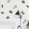 thumbnail image 3 of Gwong Decoración hogareña 6pcs hojas verde autoadhesivo pegatina de pared kindergarten papel tapiz decoración del hogar Gwong 21000794, 3 of 7
