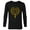 Black, variant on Marvel Black Panther: Wakanda Forever New Panther Mask Icon - Long Sleeve T-Shirt for Men - Customized-Athletic Heather