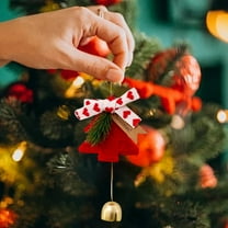 Christmas Bells, Christmas Tree Decoration Bells Ornaments Christmas Hanging Decorative for Home Window Door Garden Patio Décor