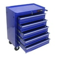 thumbnail image 6 of 5 Drawer Rolling Tool Chest, Steel Tool Storage Cabinet for Garage Storage with 4 Wheels and Locker, 6 of 6
