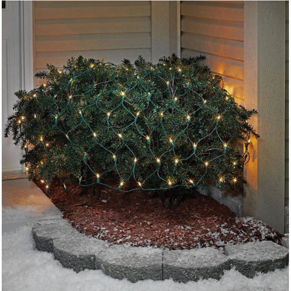 Sylvania 150 Count Net Style Clear Christmas Lights 6 Feet x 4 Feet