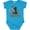 Turquoise, variant on Inktastic Plaid 1st Thanksgiving Turkey Boys or Girls Baby Bodysuit
